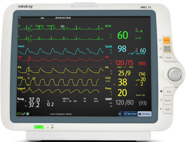 Monitor theo dõi bệnh nhân iMEC 15